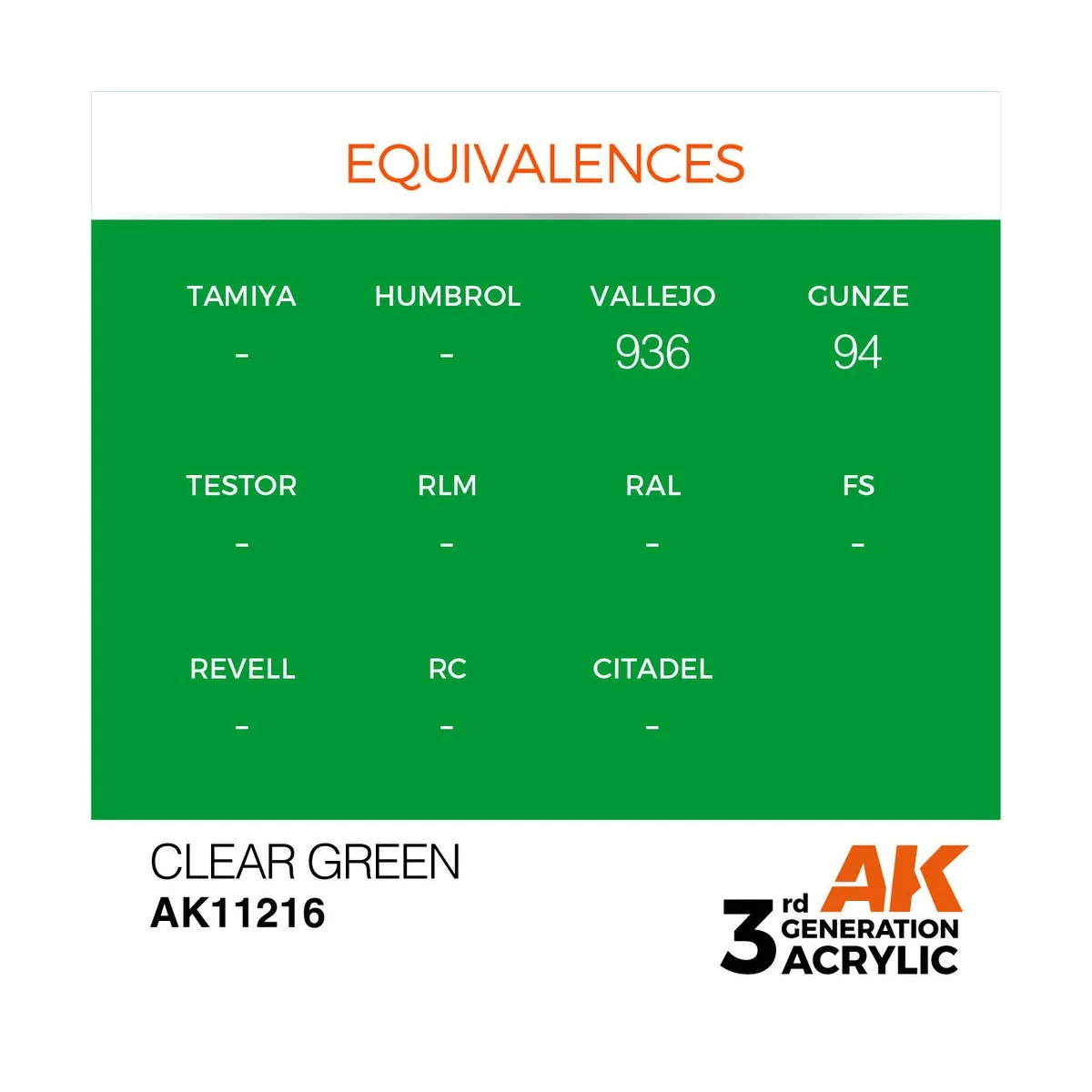 Clear Green 17ml - AK Interactive AK11216