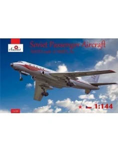 Tupolev Tu-104 airliner, Czechoslovakian, 1/144 - Amodel AMO1450