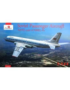 Tupolev Tu-104 airliner, Aeroflot, kit1, 1/144 - Amodel AMO1469