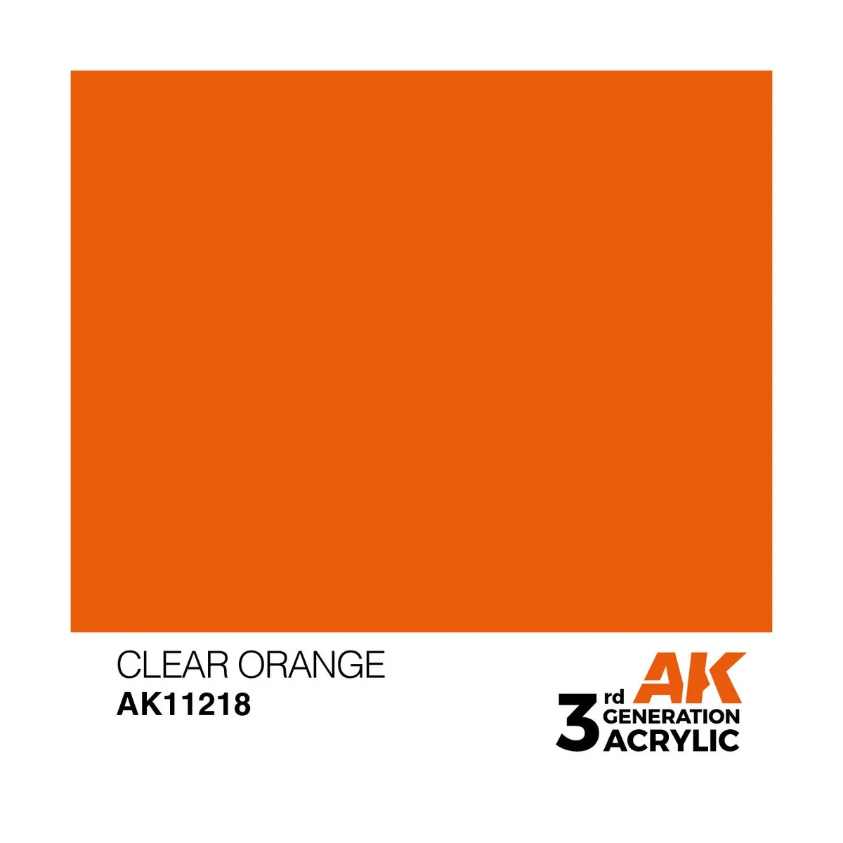 Clear Orange 17ml - AK Interactive AK11218