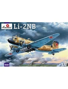 Lisunow Li-2NB Soviet light bomber, 1/72 - Amodel AMO72231