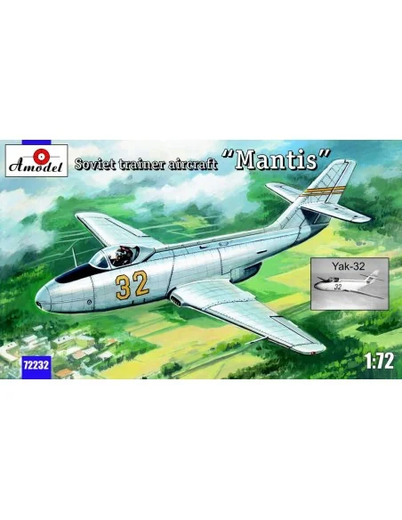 Yak-32 "Mantis" Soviet trainer aircraft, 1/72 - Amodel AMO72232