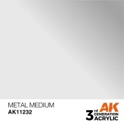 Metal Medium 17ml - AK Interactive AK11232 Metal Medium 17ml - AK Interactive AK11232