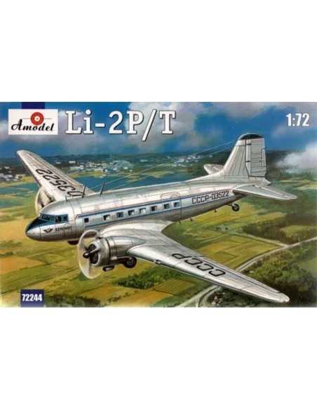 [NO_DESC] Lisunov Li-2P/T Soviet passenger aircraf, 1/72 - Amodel A...