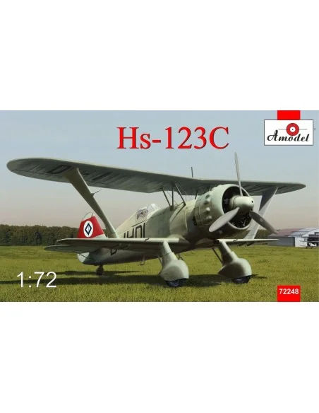 Henschel Hs 123C dive-bomber, 1/72 - Amodel AMO72248