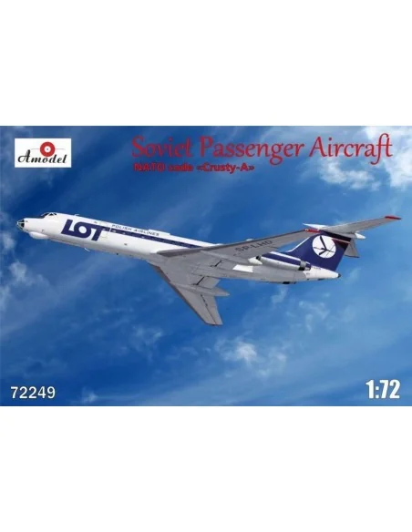 Tupolev Tu-134A LOT airlines, 1/72 - Amodel AMO72249