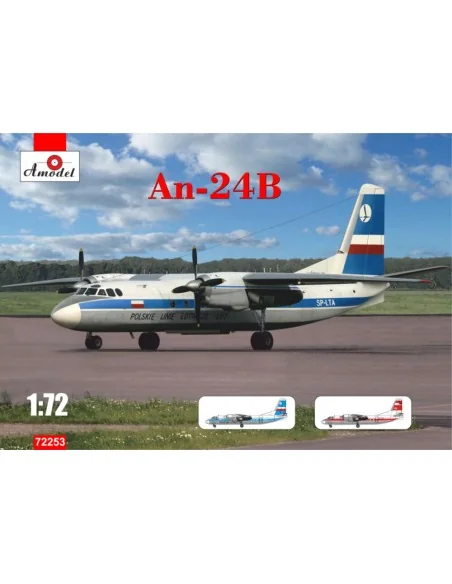 Antonov An-24B, 1/72 - Amodel AMO72253