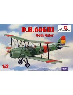 de Havilland DH.60GIII Moth Major, 1/72 - Amodel AMO72283