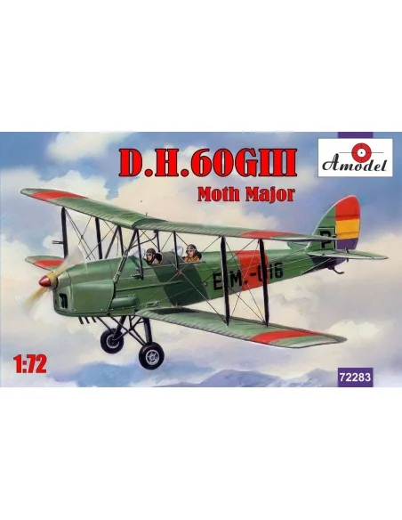 [NO_DESC] de Havilland DH.60GIII Moth Major, 1/72 - Amodel AMO72283