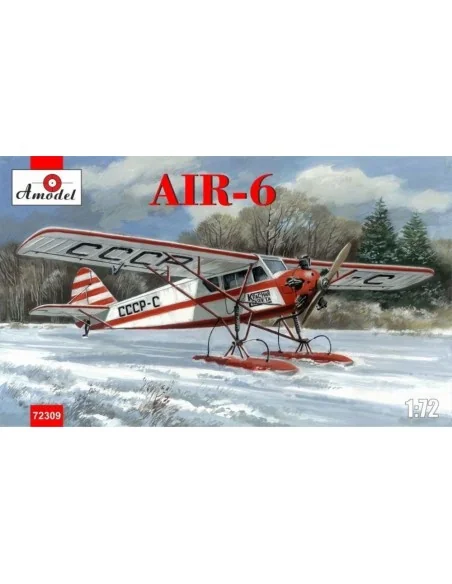 AIR-6 Soviet monoplane on skis, 1/72 - Amodel AMO72309