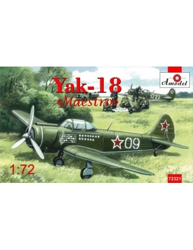 Yakovlev Yak-18"Maestro"traning aircraft, 1/72 - Amodel AMO72321