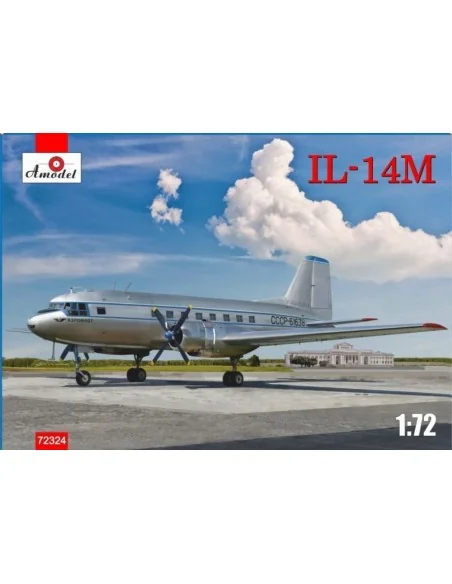 Ilyushin IL-14M transport aircraft, 1/72 - Amodel AMO72324