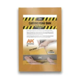 CARVING FOAM 8 MM A5 SIZE (228 x 152 MM) - AK Interactive AK8093