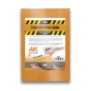 CARVING FOAM 8MM A4 SIZE (305 x 228 MM) - AK Interactive AK8095