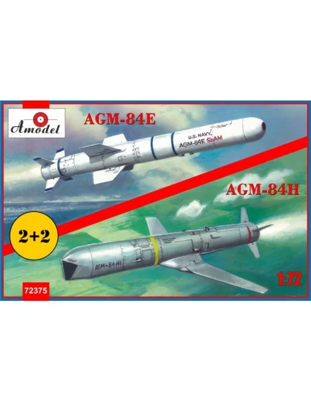 AGM-84E and AGM-84H on trolleys, 1/72 - Amodel AMO72375