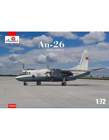[NO_DESC] Antonov An-26, early version. Kit 2, 1/72 - Amodel AMO72416