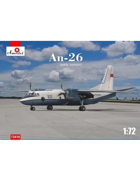 Antonov An-26, early version. Kit 2, 1/72 - Amodel AMO72416