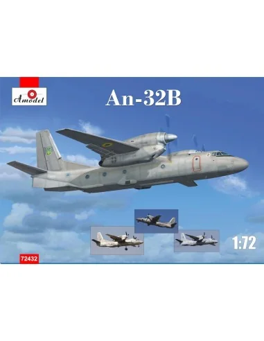 Antonov An-32B Ukrainian Air Forces, 1/72 - Amodel AMO72432