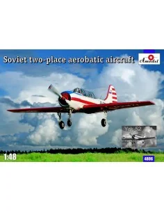 Yak-52 Soviet two-seat aerobatic airc., 1/48 - Amodel AMO4806