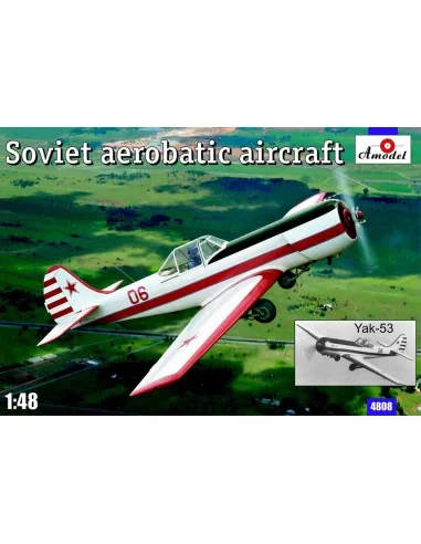 Yak-53 Soviet aerobatic aircraft, 1/48 - Amodel AMO4808