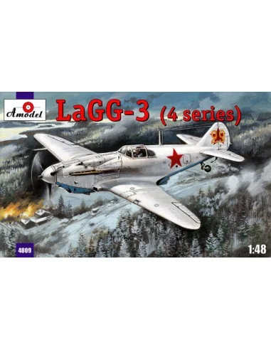 LaGG-3 (4 series) Soviet fighter, 1/48 - Amodel AMO4809