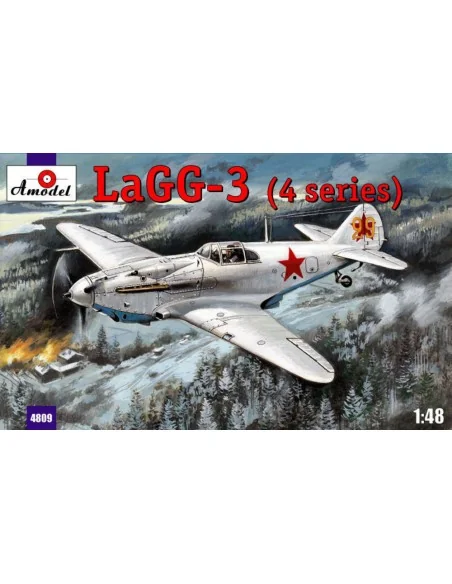 LaGG-3 (4 series) Soviet fighter, 1/48 - Amodel AMO4809