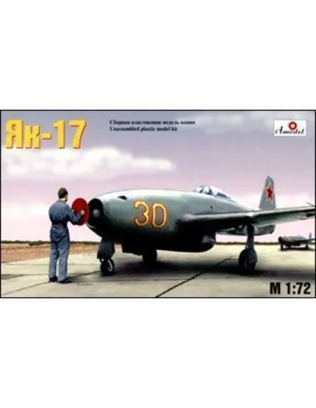 Yakolev Yak-17 Soviet jet fighter, 1/72 - Amodel AMO7224