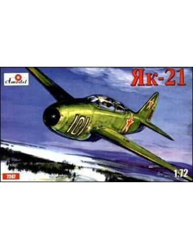 Yakovlev Yak-21 Soviet jet fighter, 1/72 - Amodel AMO7247