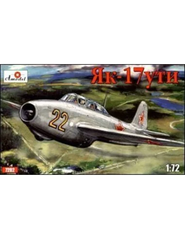 [NO_DESC] Yakovlev Yak-17UTI Soviet jet fighter, 1/72 - Amodel AMO7282