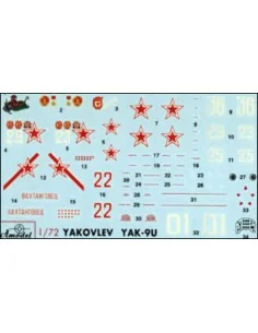 [NO_DESC] Yakovlev Yak-9U Soviet fighter, 1/72 - Amodel AMO7289 2