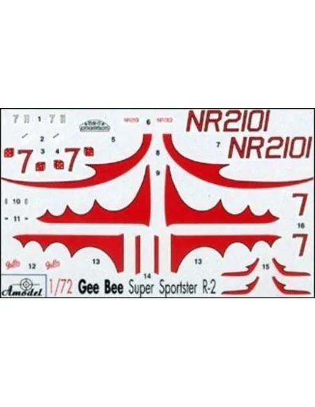 Gee Bee Super Sportster R2 Aircraft, 1/72 - Amodel AMO72114