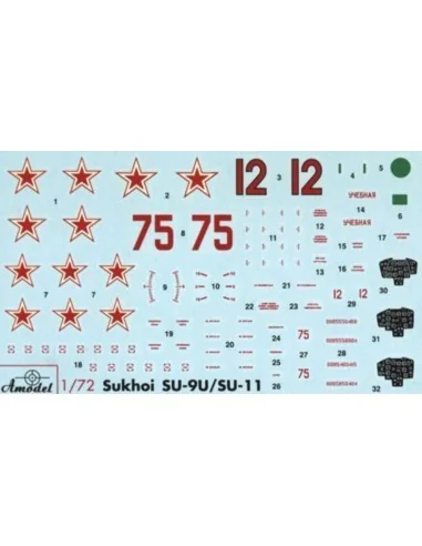 Su-9U Soviet training aircraft, 1/72 - Amodel AMO72122