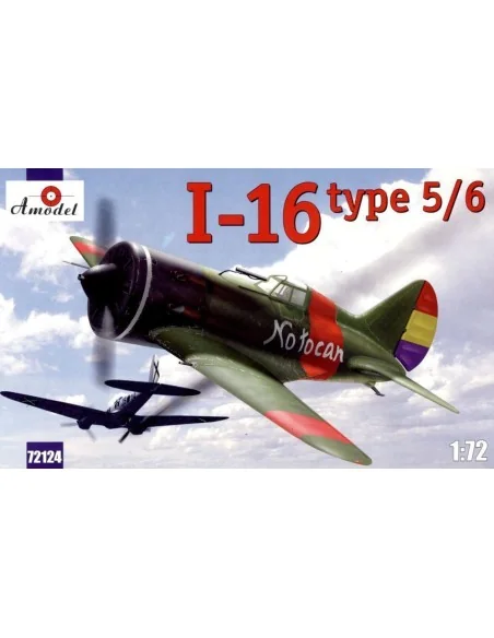 I-16 type 5/6 Soviet fighter, 1/72 - Amodel AMO72124