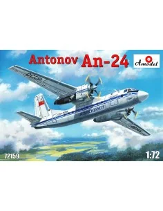 Antonov An-24 civil aircraft, 1/72 - Amodel AMO72159