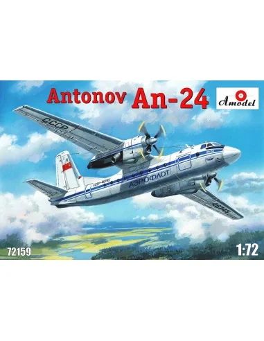 Antonov An-24 civil aircraft, 1/72 - Amodel AMO72159