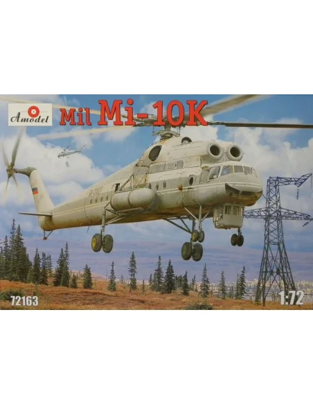 Mil Mi-10K Soviet 'Flying Crane' heli, 1/72 - Amodel AMO72163