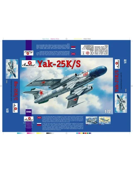 Yakovlev Yak-25K/S Soviet fighter, 1/72 - Amodel AMO72165