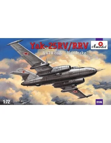 Yakovlev Yak-25RV/RRV Mandrake sovj.int., 1/72 - Amodel AMO72176