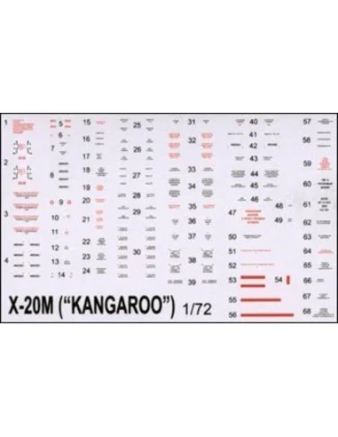 X-20M (AS-3 Kangaroo) Soviet guided miss, 1/72 - Amodel AMO72177