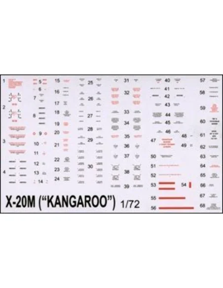 X-20M (AS-3 Kangaroo) Soviet guided miss, 1/72 - Amodel AMO72177