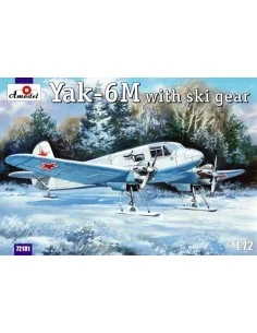 [NO_DESC] Yakovlev Yak-6M with ski gear, 1/72 - Amodel AMO72181