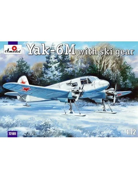 Yakovlev Yak-6M with ski gear, 1/72 - Amodel AMO72181
