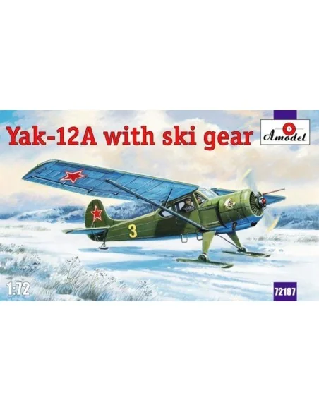 Yakovlev Yak-12A with ski gear, 1/72 - Amodel AMO72187