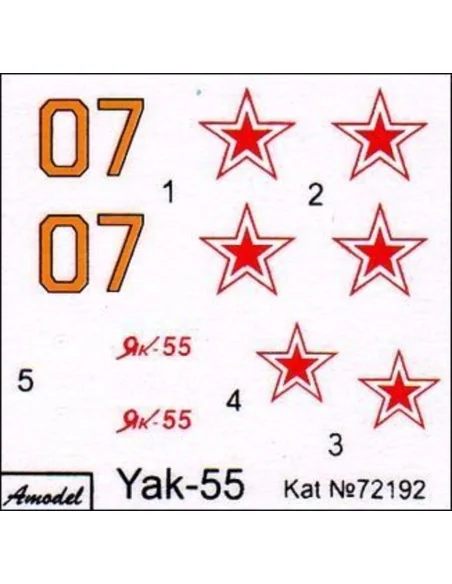 Yak-55 Soviet aerobatic aircraft, 1/72 - Amodel AMO72192