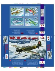 Yak-18 with ski gear, 1/72 - Amodel AMO72195