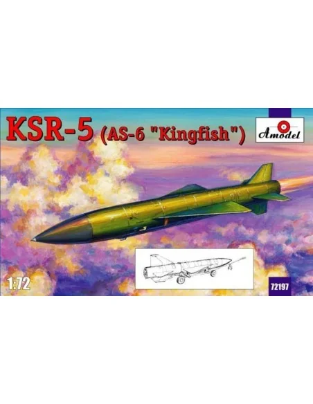 KSR-5(AS-6 'Kingfish') long-range anti-s, 1/72 - Amodel AMO72197