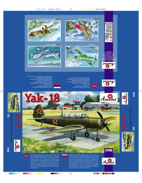 Yak-18 M-12, 1/72 - Amodel AMO72198