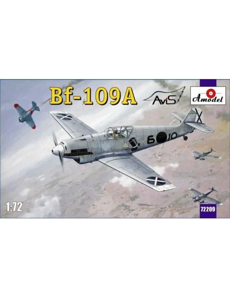 Messerschmitt Bf-109A German fighter, 1/72 - Amodel AMO72209