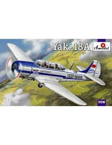 Yakovlev Yak-18 Sov. prim. train. aircr., 1/72 - Amodel AMO72218