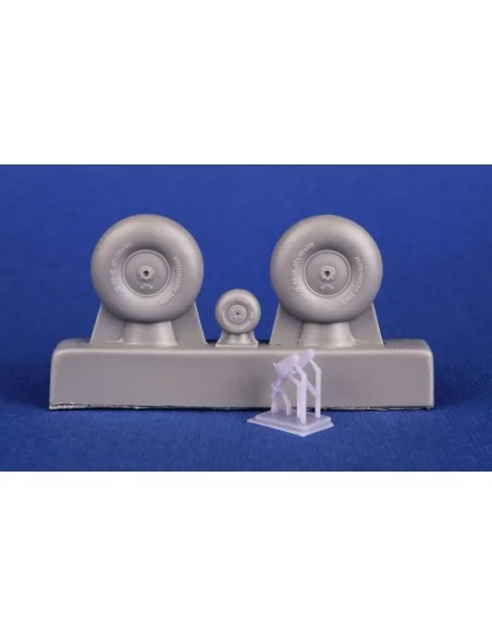 Bloch MB.210 Mainwheels and Tailwheel w/Leg, 1/72 - CMK 129-7518